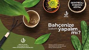 Bağcılar’da “Bahçe Bakım” kursu açıldı