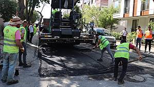 Başkan Kılıç asfalt çalışmalarını yerinde inceledi