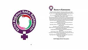 KÖRFEZ BAĞIMSIZ KADIN DAYANIŞMASI KADINA YÖNELİK ŞİDDETİ KINADI
