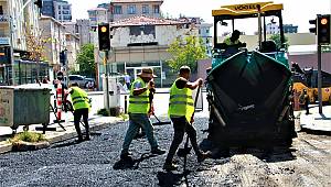 Maltepe’nin cadde ve sokaklarında asfalt serimi başladı
