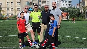'Metin Oktay Kulüpler Arası U-12 Futbol Turnuvası'nda İlk Düdük Çaldı