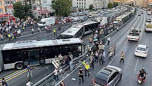 Son Dakika: İstanbul Avcılar'da metrobüs kazası! Yaralılar var...