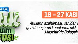 ATAŞEHİR BELEDİYESİ’NDEN AVRUPA ATIK AZALTIM HAFTASI’NA ÖZEL ETKİNLİKLER