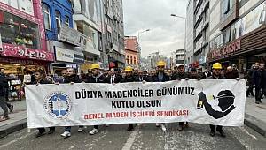 DÜNYA MADENCİLER GÜNÜ BURUK KUTLANDI