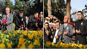 MERHUM BAŞKAN MEHMET ALİ BÜKLÜ MEZARI BAŞINDA ANILDI