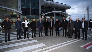 Tuzla Belediye Başkan'ı Şadi Yazıcı, Ağrı Belediye Başkan'ı Savcı Sayan ve Ağrı Valisi Osman Varol'u ziyaret etti