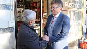 BAŞKAN ARSLAN ALTINOLUK ESNAFINI ZİYARET ETTİ