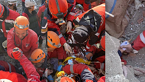 222 saat sonra enkazdan çıkarıldı