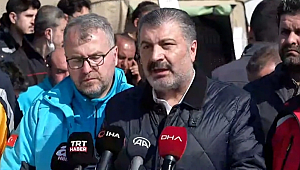 Bakan Koca açıkladı: Deprem bölgesinde salgın hastalık riski var mı?