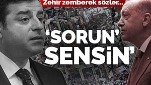 Demirtaş'tan Erdoğan'a sert çıkış: Dünyanın yardımını topluyoruz da seni aşıp kardeşlerimize ulaştıramıyoruz
