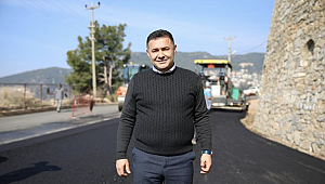 KUZEY ALANYA’YI MERKEZE VE YAYLALARA BAĞLAYAN BEKTAŞ YOLUNDA ASFALT YENİLEME ÇALIŞMALARI HIZLA DEVAM EDİYOR