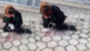 Sakarya'da bir kadın sokak ortasında hayatının kabusunu yaşadı
