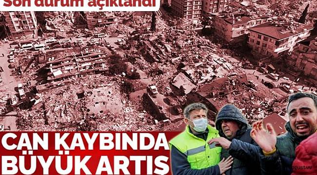 Son Dakika: Kahramanmaraş merkezli depremlerde can kaybı 20 bin 665'e yükseldi