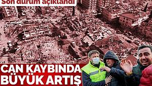 Son Dakika: Kahramanmaraş merkezli depremlerde can kaybı 20 bin 665'e yükseldi