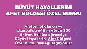 Afetzede Kız Öğrencilere İBB'den Burs