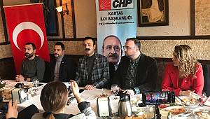 CHP Kartal Örgütü Basın Mensuplarını Kahvaltıda Ağırladı