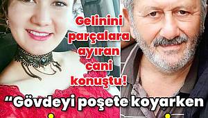 Gövdeyi poşete koyarken eşim geldi!