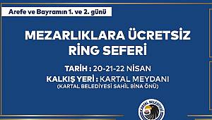 Bayram'da Vatandaşa Mezarlık Ziyareti Hizmeti