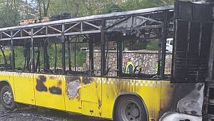 Kartal'da İETT Otobüsü Yangını