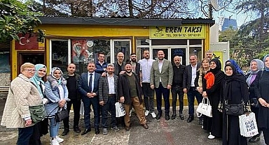 AK PARTİ'li Vekil Adayı Kartal'da Taksicileri Ziyaret Etti