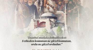 Cumhurbaşkanı Recep Tayyip Erdoğan, İstanbul'un Fethi'nin 570'inci yıl dönümünü kutladı.
