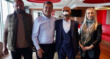 İmamoğlu Erzurum'da Yaralananlarla Buluştu
