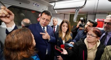 İmamoğlu, Sultanbeyli Metrosu'nun Test Sürüşüne Katıldı