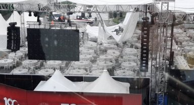 TOBB Genel Kurulu'nda branda çatı çöktü: 6 yaralı