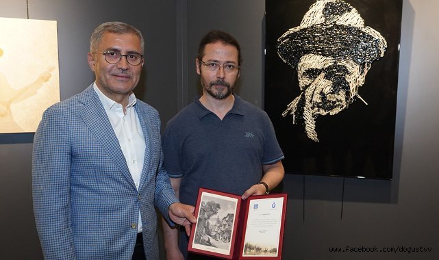 AŞIK VEYSEL'İN VEFATININ 50. YILI ANISINA SERGİ DÜZENLENDİ