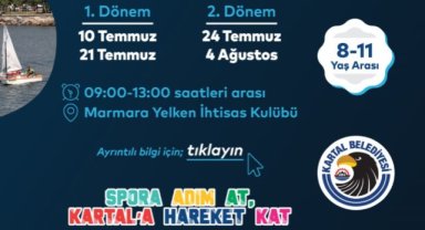 KARTAL BELEDİYESİ YELKEN YAZ OKULU KAYITLARI BAŞLADI