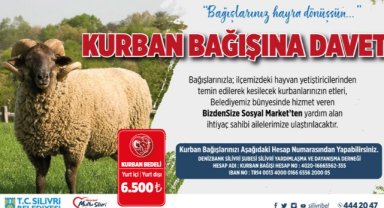 SİLİVRİ BELEDİYESİNDEN KURBAN BAĞIŞI KAMPANYASI