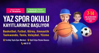 YAZ SPOR OKULLARI AÇILIYOR