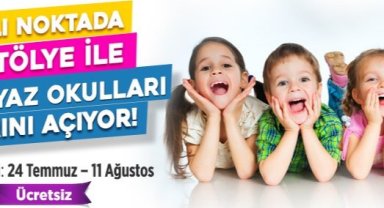 ATAŞEHİR’DE YAZ TATİLİ SANAT SPOR VE BİLİM DOLU ATÖLYELERLE ŞENLENİYOR!
