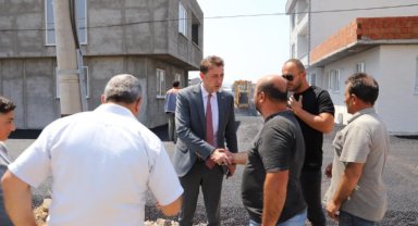 BANDIRMA BELEDİYESİ ÇALIŞIYOR, YOLLAR GÜZELLEŞİYOR