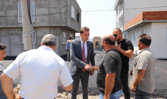 BANDIRMA BELEDİYESİ ÇALIŞIYOR, YOLLAR GÜZELLEŞİYOR