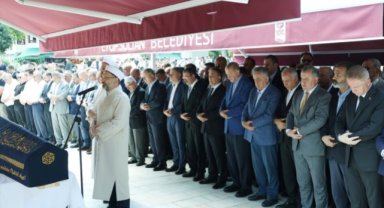 CUMHURBAŞKANI ERDOĞAN, HAYATİ YAZICI'NIN ANNESİNİN CENAZESİNE KATILDI