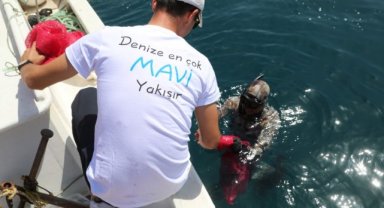 GÜNDOĞAN’DA DENİZ DİBİ TEMİZLİĞİ