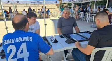KARTAL TAVLA TURNUVASI'NDA BULUŞTU