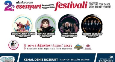 2. Uluslararası Esenyurt Halk Dansları Müzik ve Sanat Festivali Başlıyor
