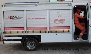 Ataşehir Belediyesi Arama Kurtarma Ekibi Çanakkale’de