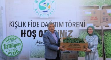 Beykozlu Çiftçiye 400 Bin Kışlık Fide Desteği
