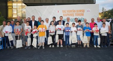 KUR’AN’A GÖNÜL VEREN İKİ BİN ÇOCUK BAŞKAN YILDIRIM’DAN SERTİFİKASINI ALDI