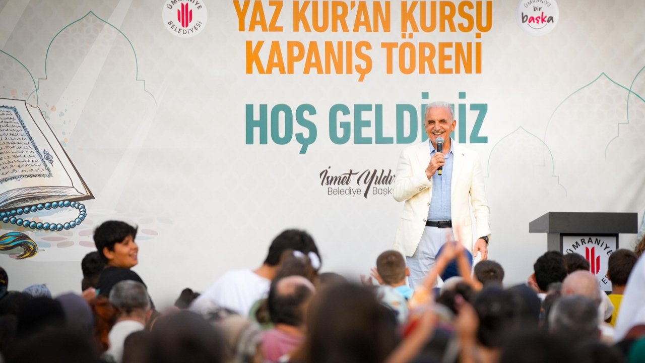 KUR’AN’A GÖNÜL VEREN İKİ BİN ÇOCUK BAŞKAN YILDIRIM’DAN SERTİFİKASINI ALDI