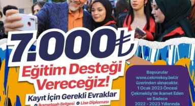 7 Bin Tl Eğitim Desteği Başvuruları Başladı