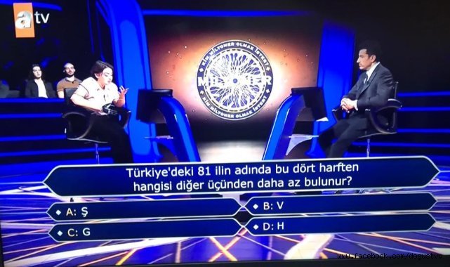 Bir Milyonluk Soruya Doğru Yanıt Verdi