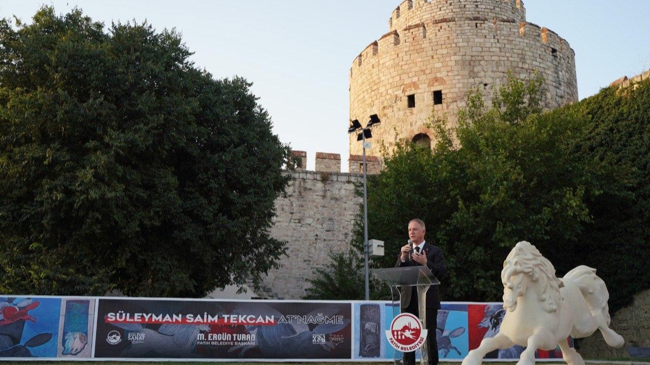 Fatih Belediyesi Kültür Sanat Sezon Açılışını Süleyman Saim Tekcan Sergisi ile Yaptı
