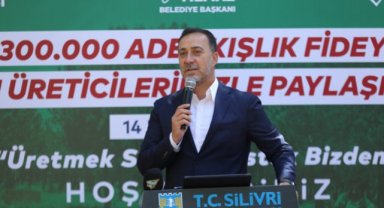 SİLİVRİLİ KADIN ÜRETİCİLERE 300.000 ADET FİDE