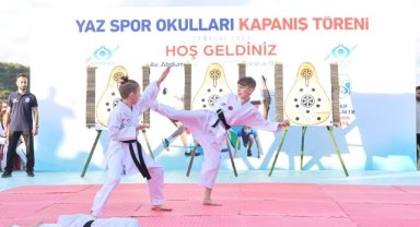 Yaz Spor Okulu’na Görkemli Kapanış
