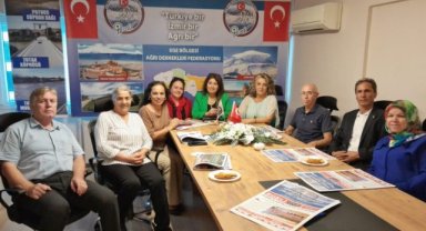 İZMİR AVRASYA BASIN YAYIN BİRLİĞİ YÖNETİM KURULU YENİ PROJELERİNİ AĞRILILAR’A ANLATTI