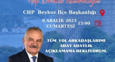 CHP BEYKOZ BELEDİYE BAŞKAN ADAY ADAYI İ.FEYZİ ÜNAL ADAYLIK AÇIKLAMASINA BEYKOZ'LULAR DOLDU AŞTI